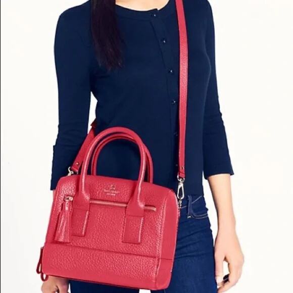 NWT KATE SPADE Alesa Southport Avenue Ringwald Pink Leather Bag - Picture 4 of 11